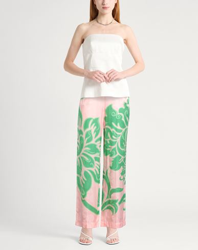 Woman Pants Pink Size 6 Viscose, Silk