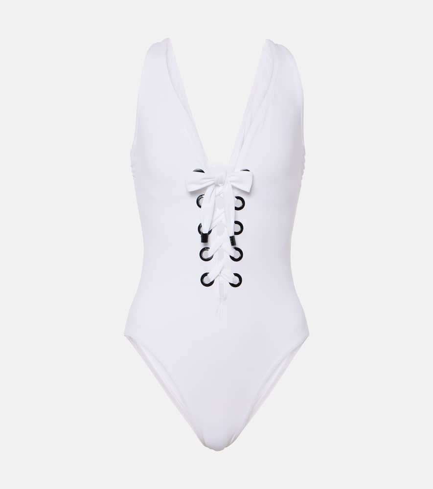 Lucy lace-up swimsuit