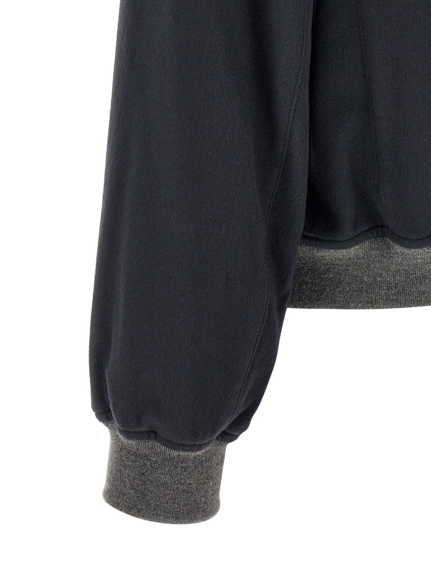 Dark Blue Bomber Jacket