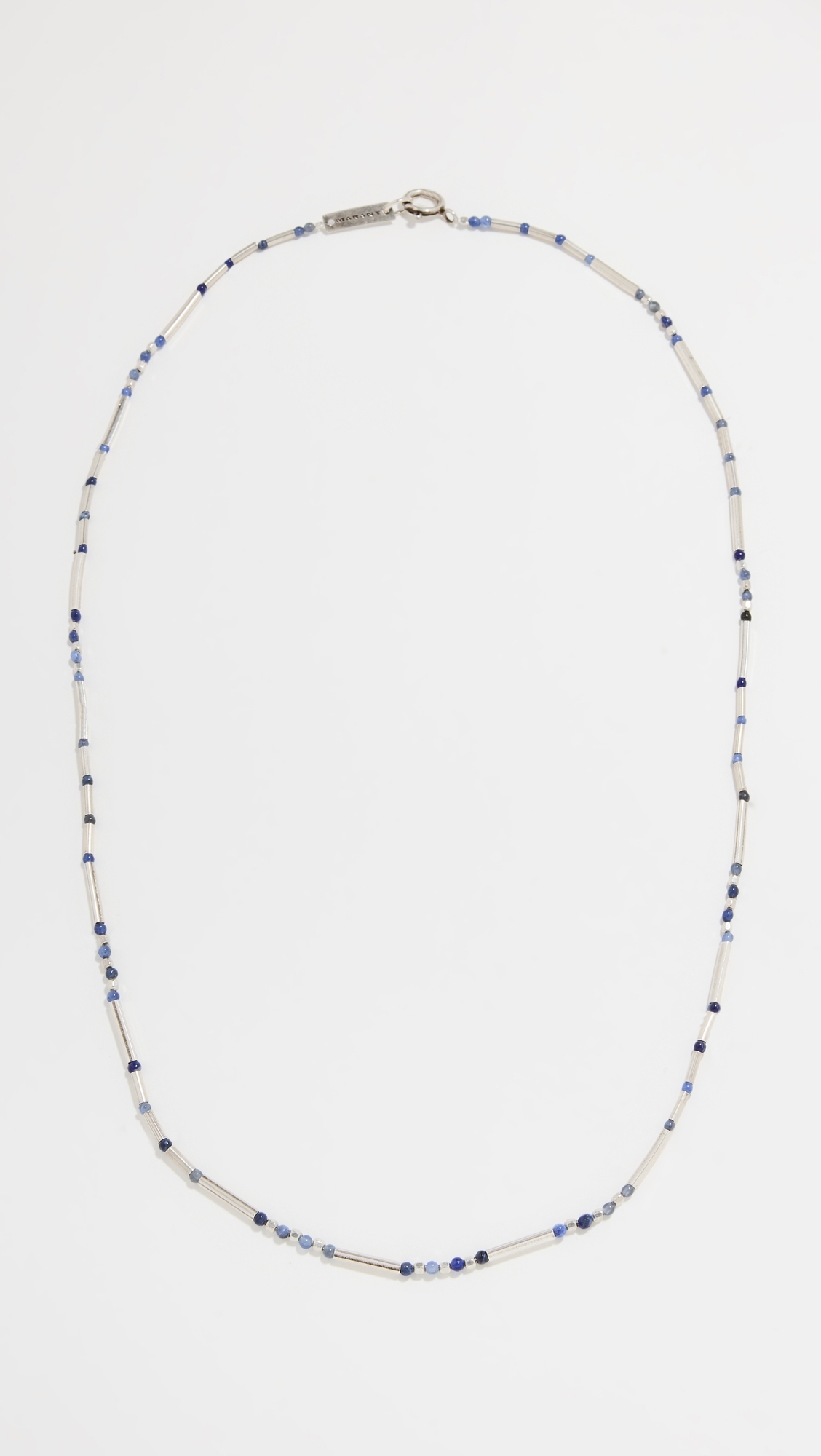 Necklace Blue/Silver One Size