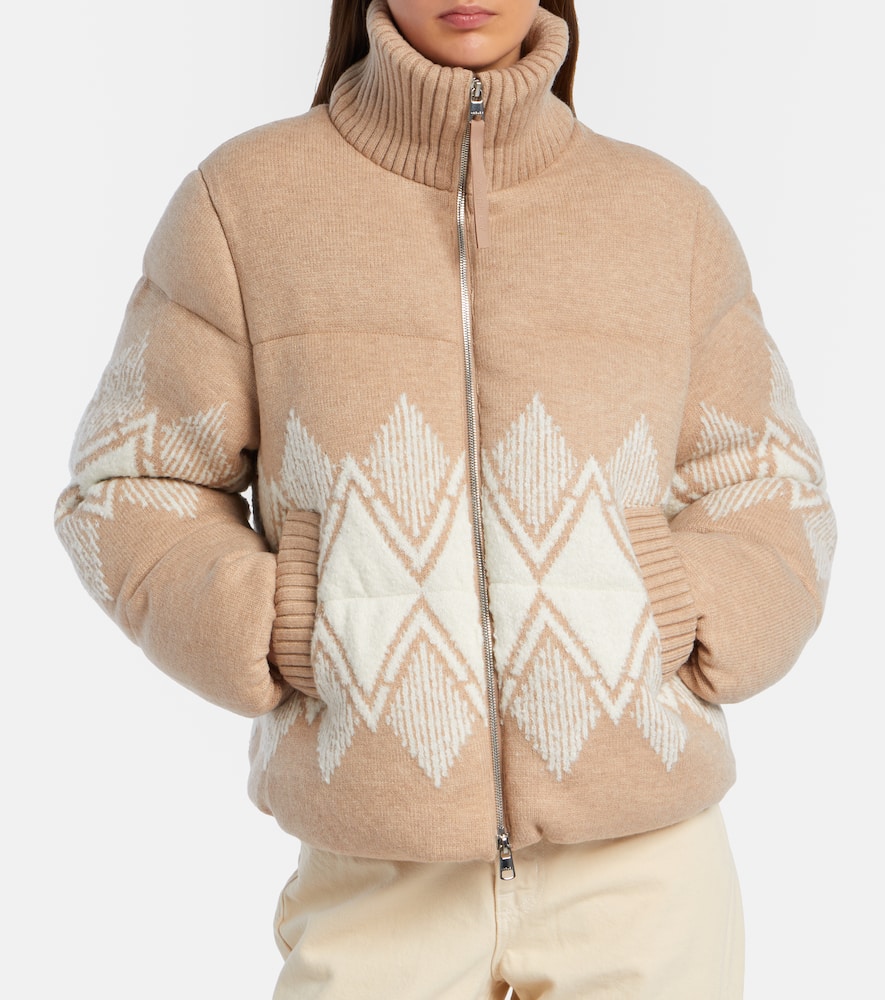 Belinda knitted puffer jacket