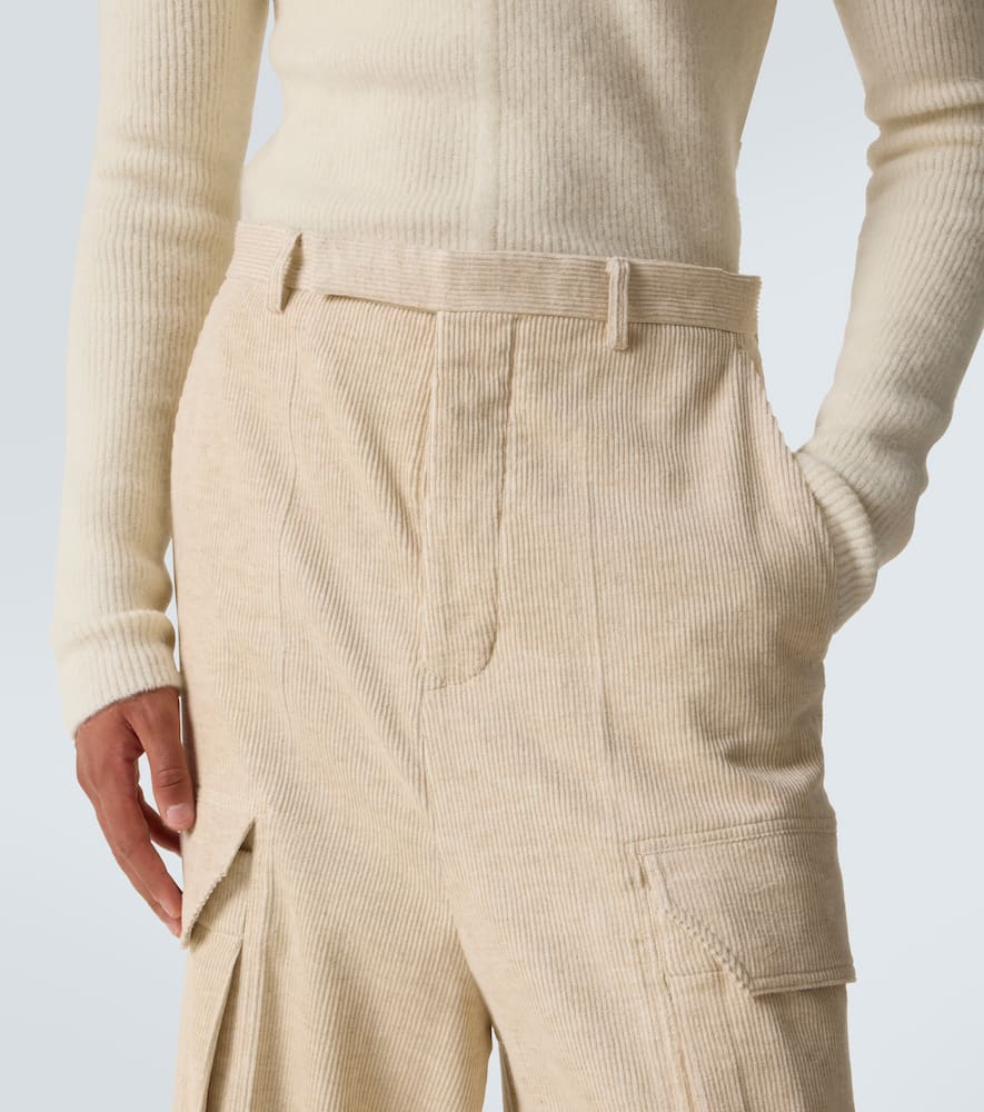 Firebanks cotton and linen cargo pants