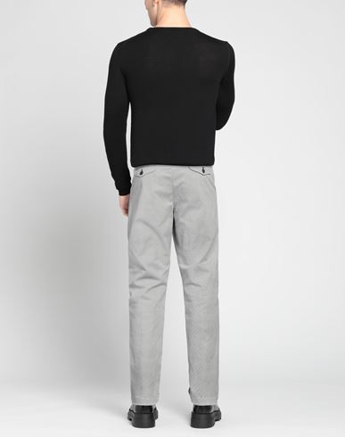 Man Pants Light grey Size 30 Cotton, Elastane