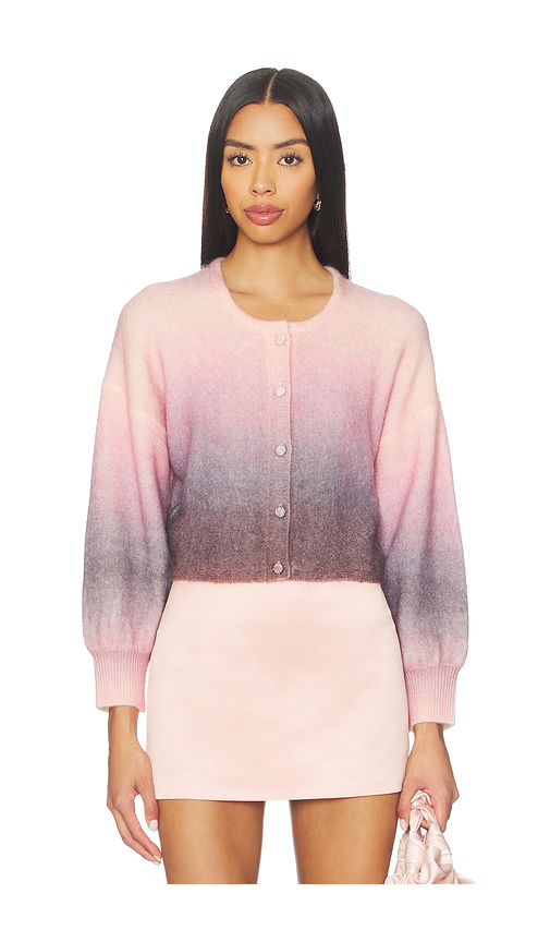 MISA Los Angeles Peggy Cardigan in Pink. M. Also in L, S, XL