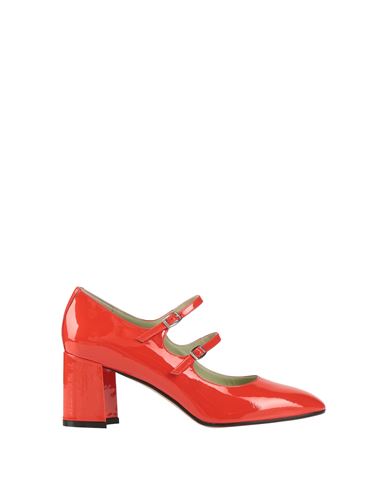 Carel Paris Woman Pumps Tomato red Size 7 Leather