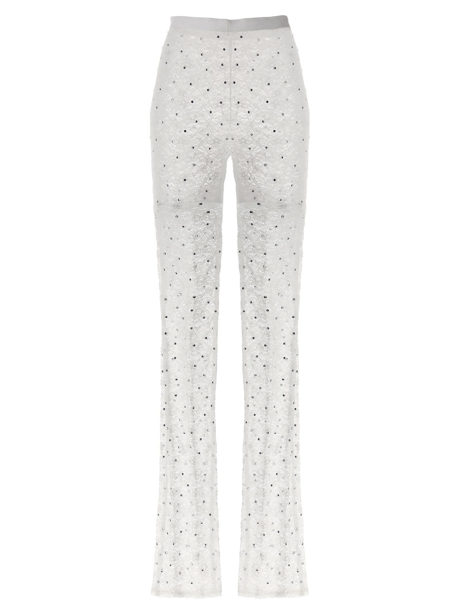 Rhinestone Lace Leggings
