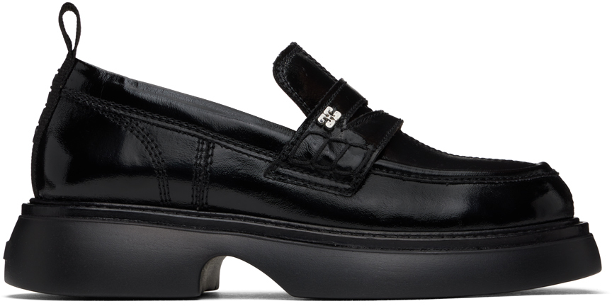 GANNI Black Everyday Loafers