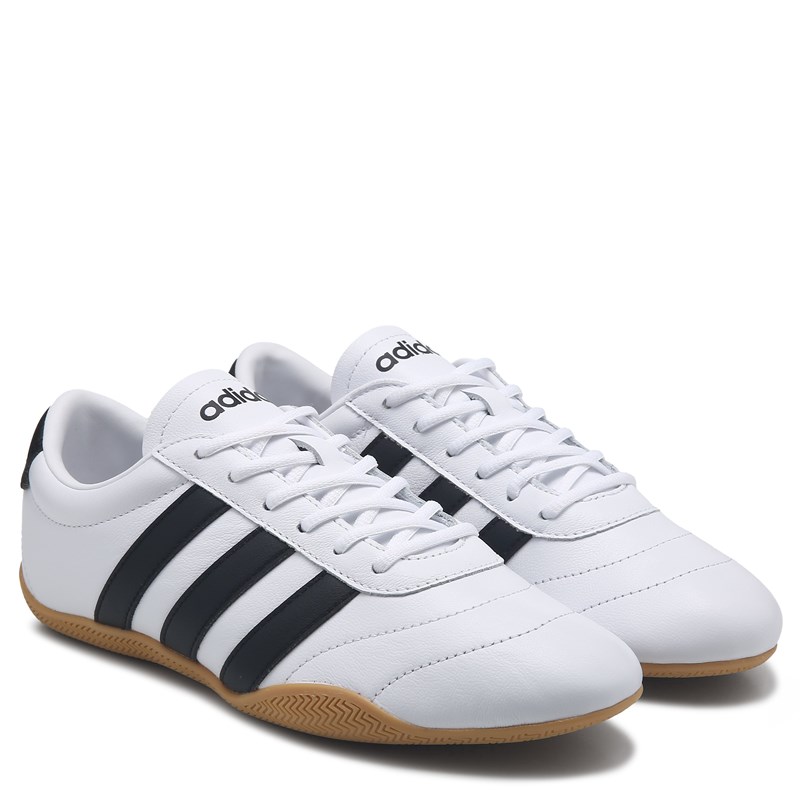 Women's Grand Court Lo Sneakers (White/Black)