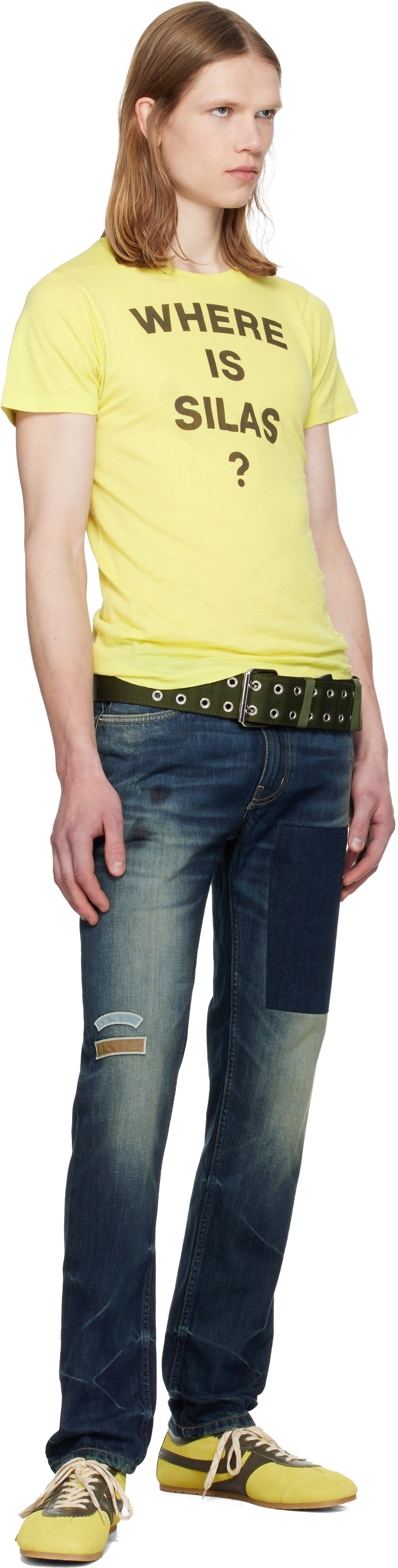 Yellow Slogan T-shirt