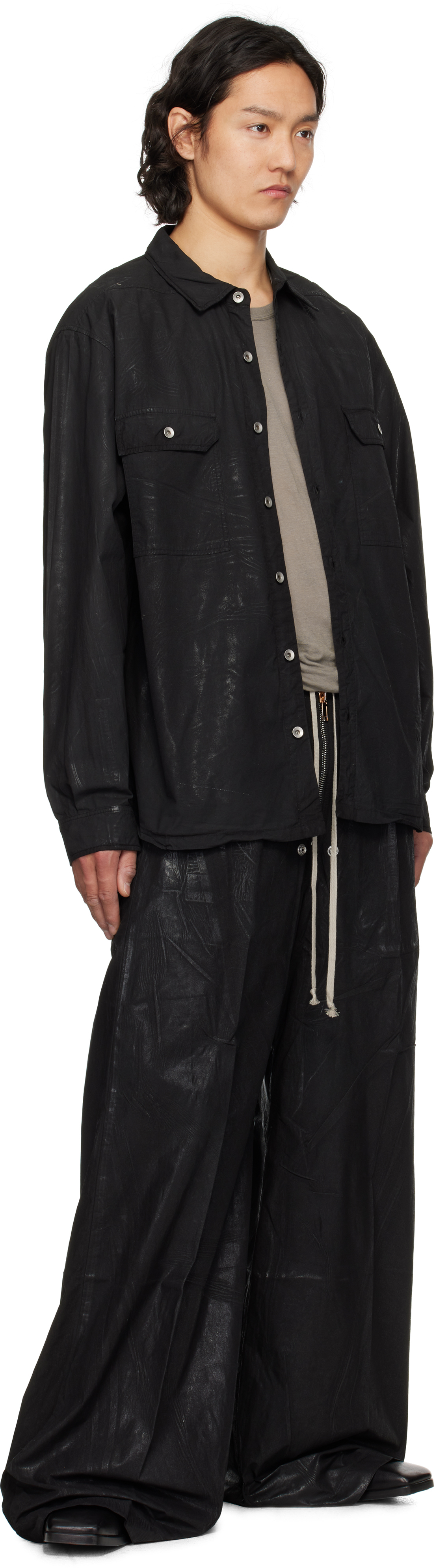 Rick Owens DRKSHDW Black Hollywood Geth Belas Trousers