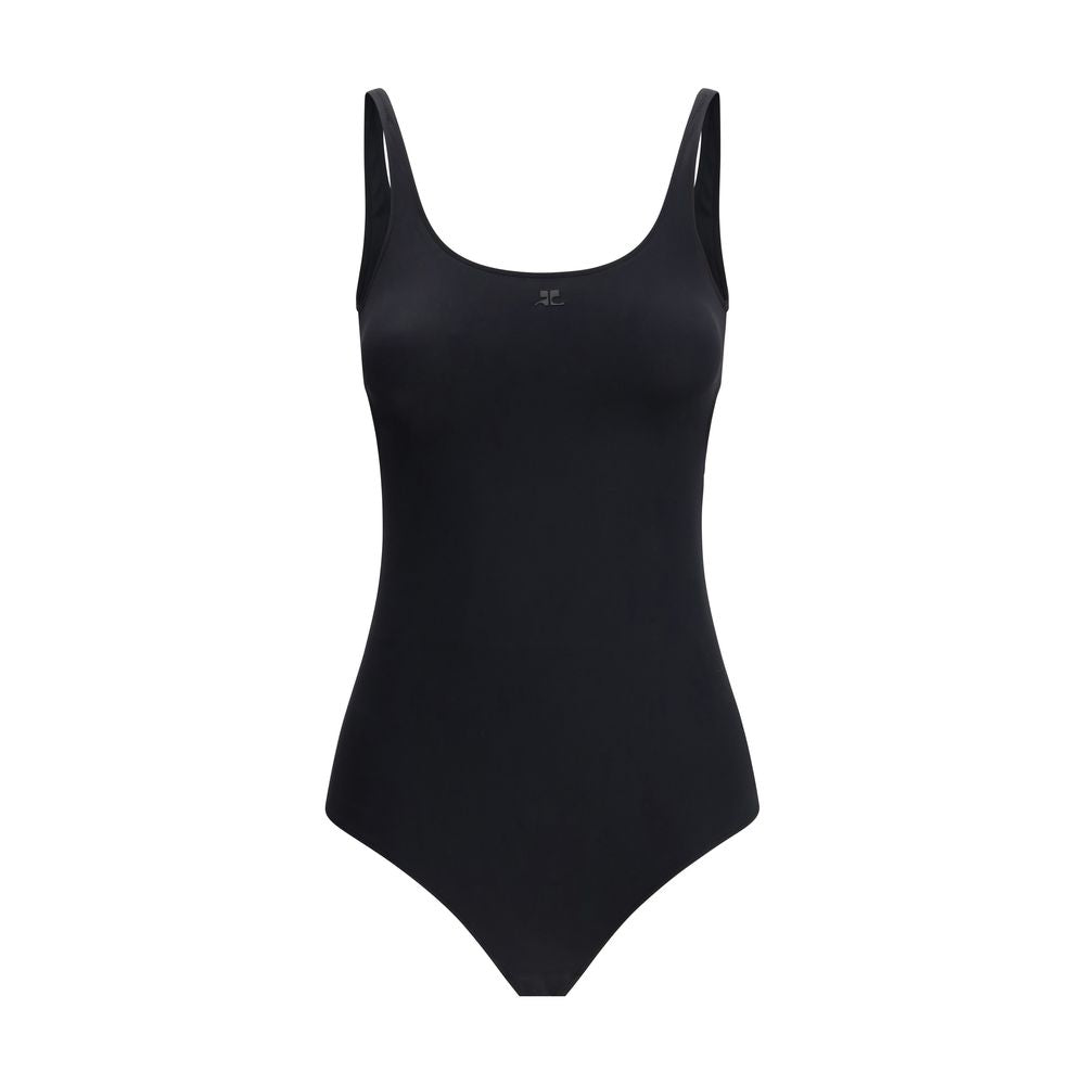 One-Piece Swimsuit — Black