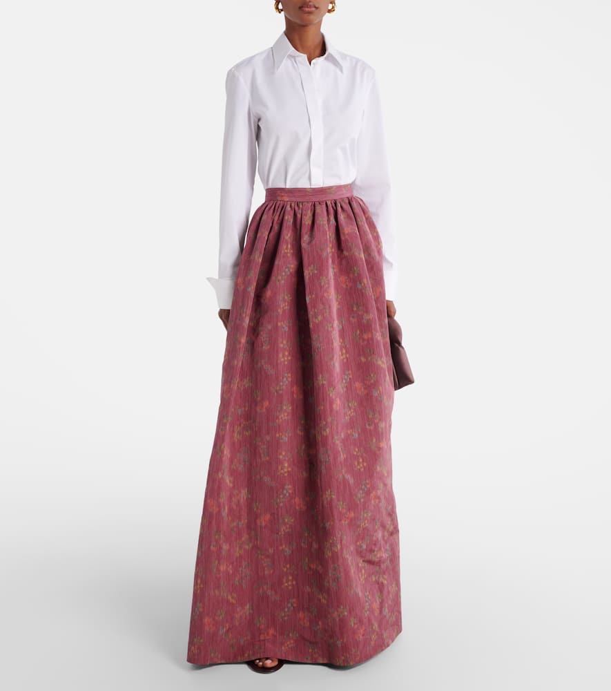 Morgaine floral maxi skirt
