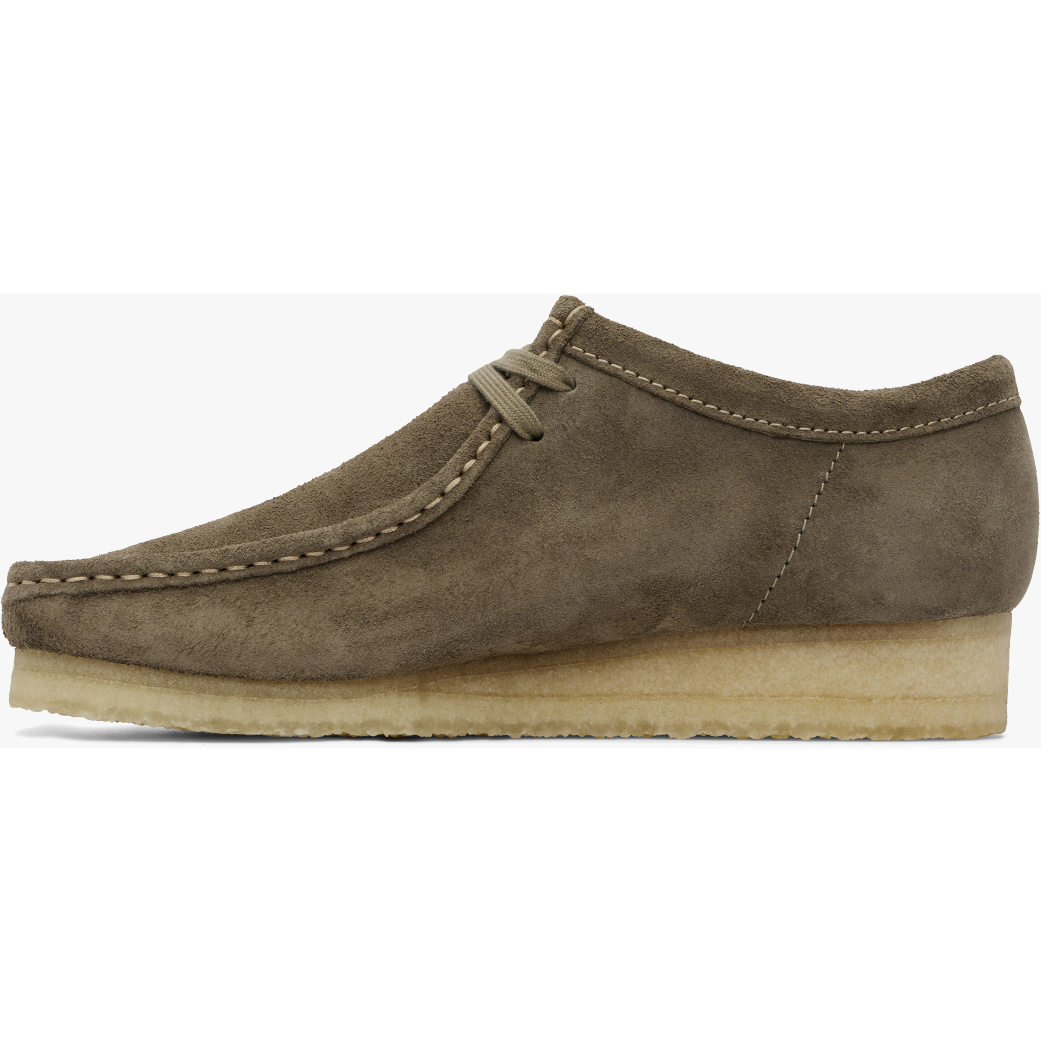 Gray Wallabee Derbys