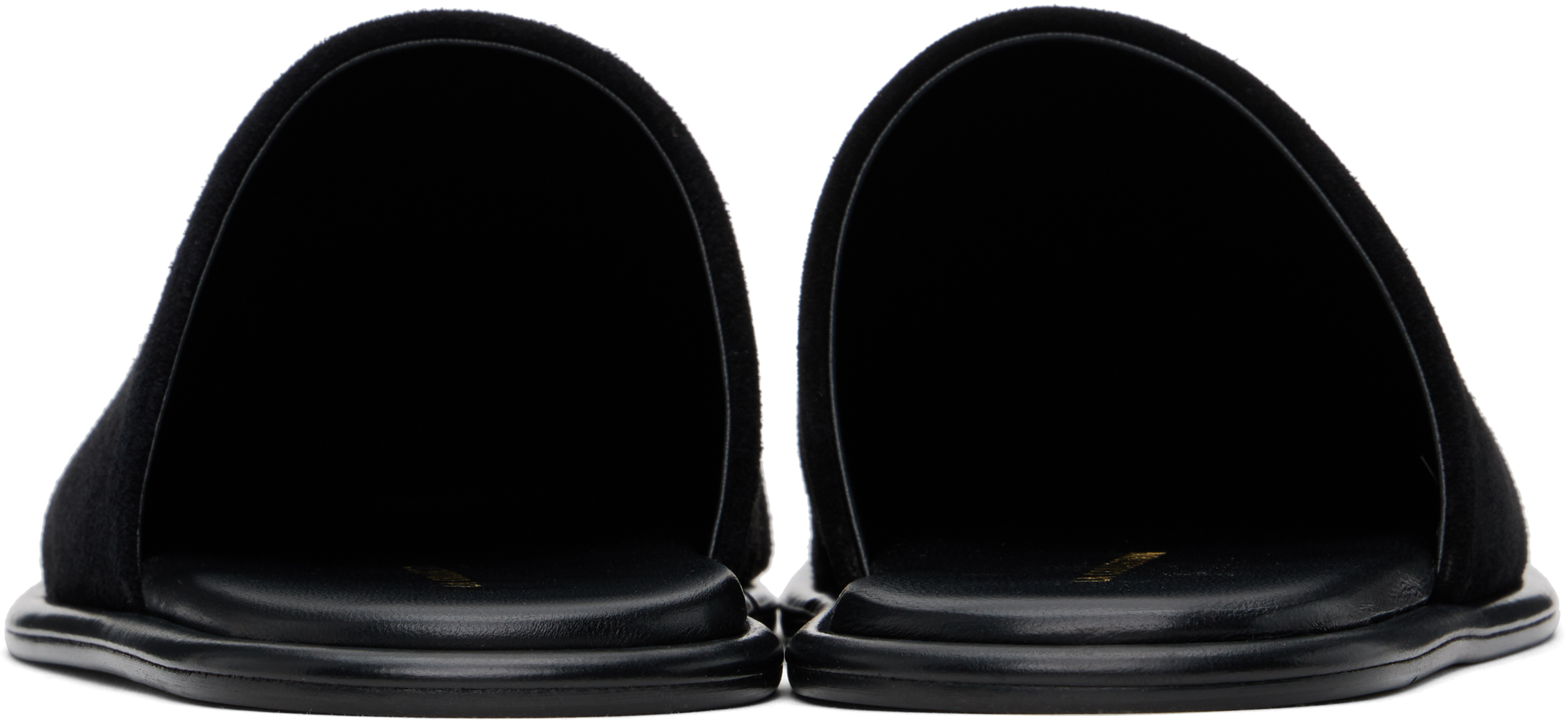 La Collection Black Cameron Slippers