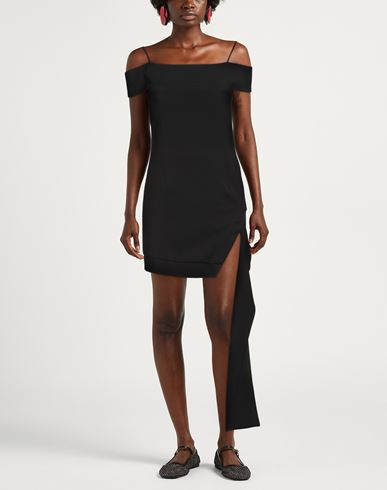 Woman Mini dress Black Size 2 Polyester