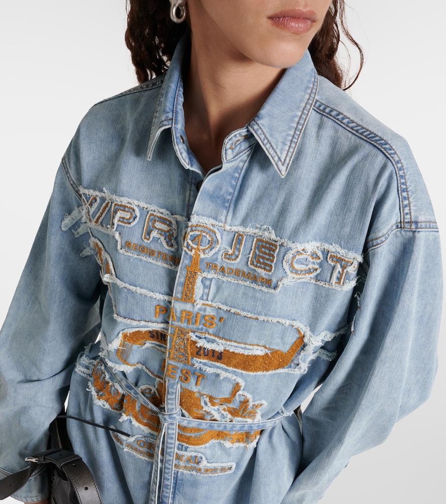 Evergreen Paris' Best denim shirt dress