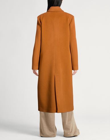 Woman Coat Mandarin Size 10 Wool, Polyamide