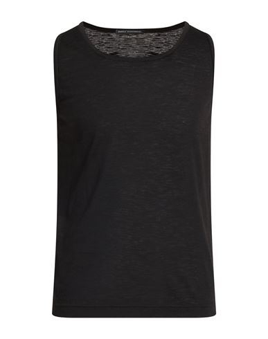 Man Tank top Black Size S Polyester, Viscose, Elastane
