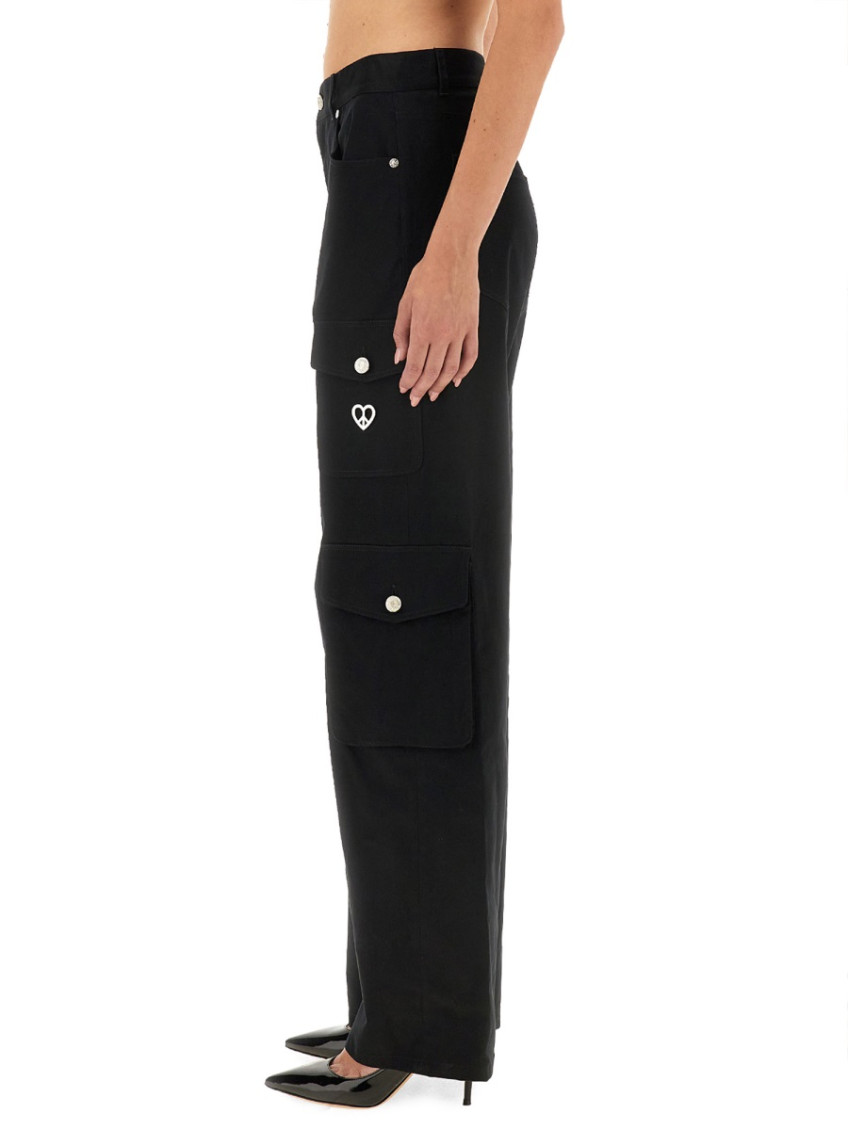 Moschino - utility cargo pants button detailing
