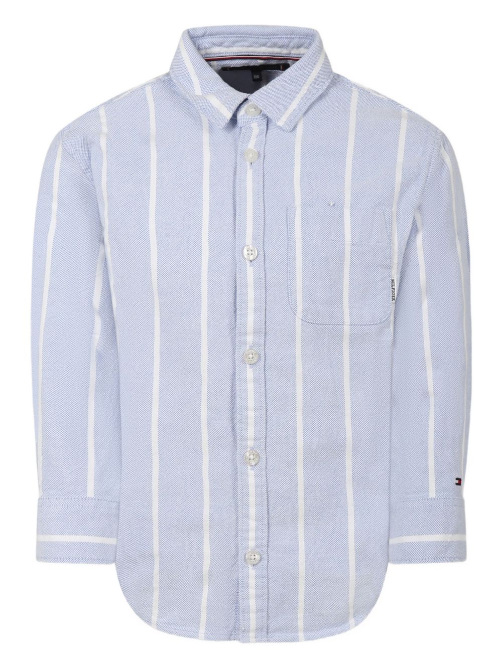 Striped long-sleeve shirt - Blue