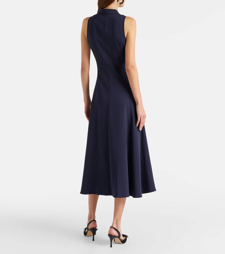Alecia cotton-blend midi dress