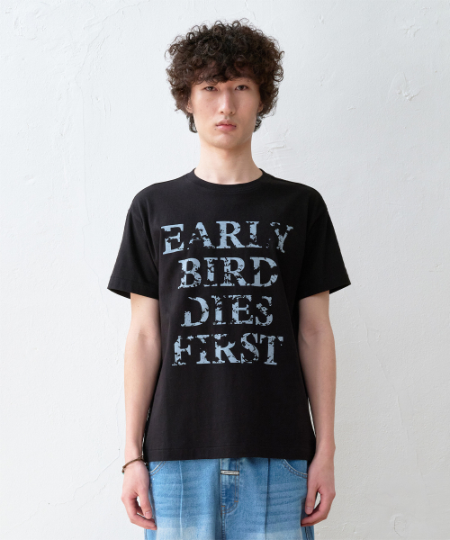 EARLY BIRD DIES TEE BLACK