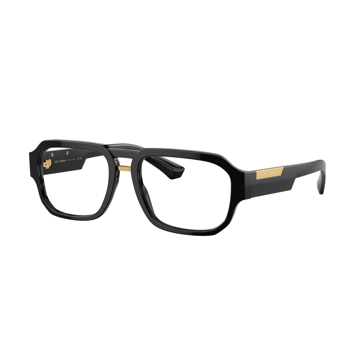 DG3389 LINEA MIRROR LOGO 501 Black Nero Acetate Occhiali Vista - Men