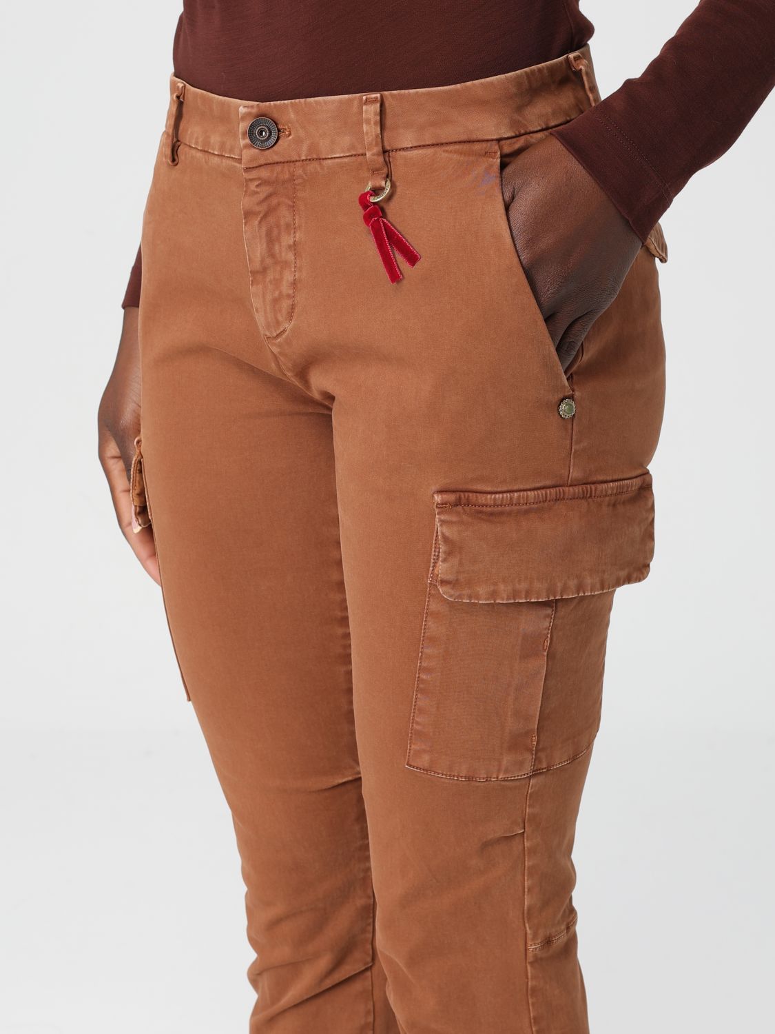 Pants Woman color Brick Red