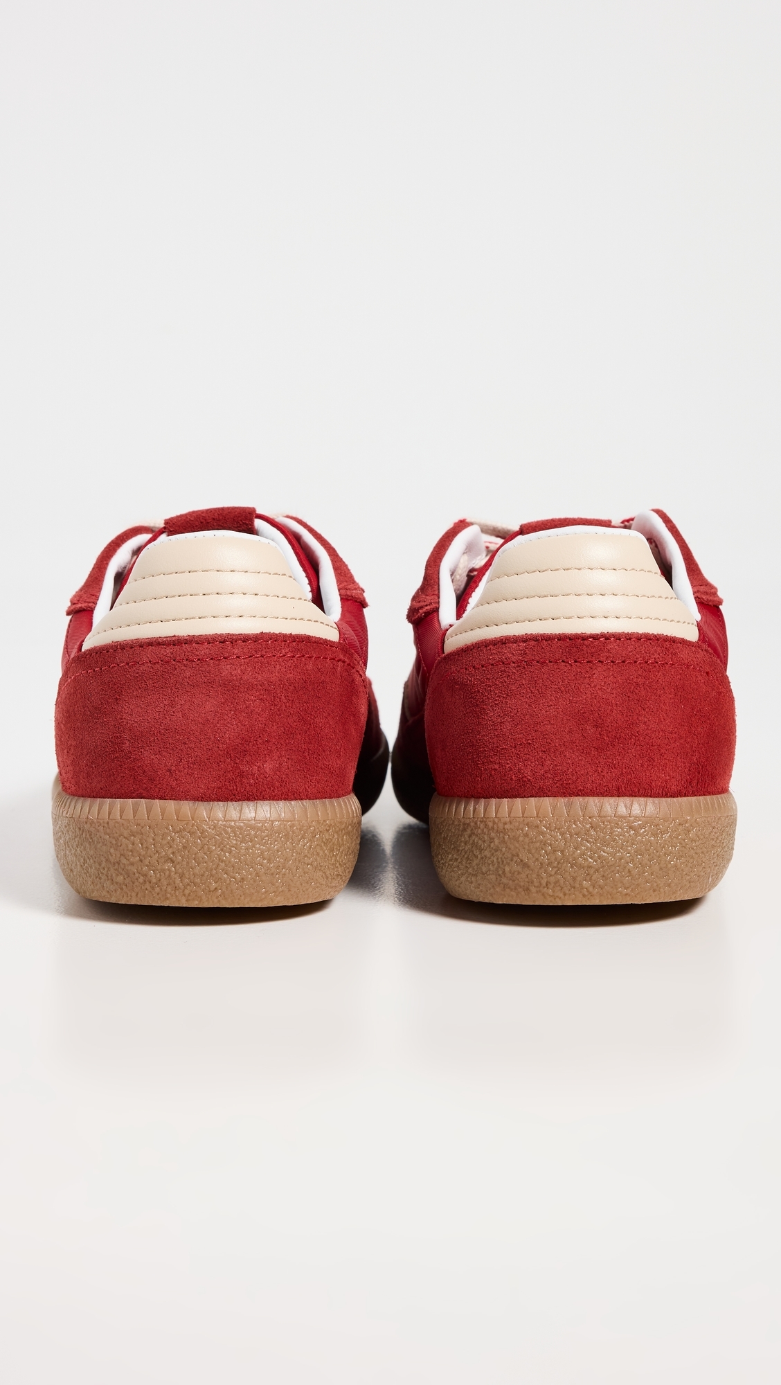 Rife Sheen Leather Sneakers Sheen Red