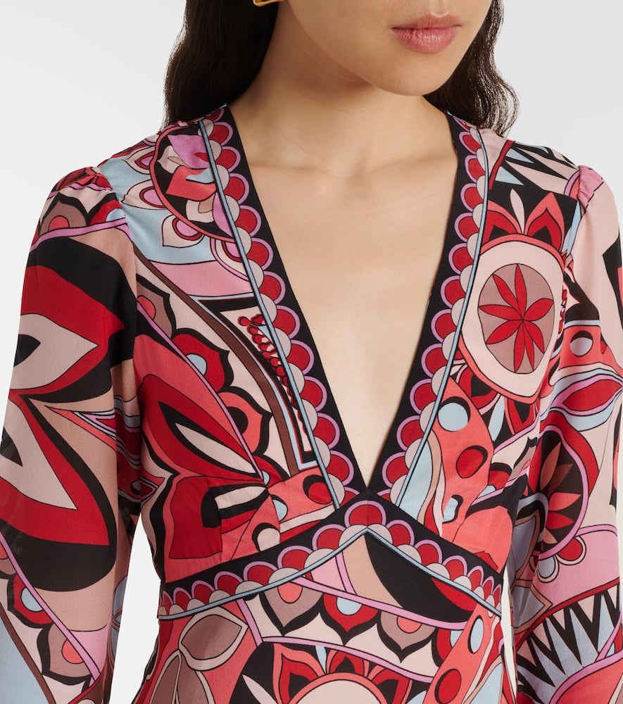 Tania silk maxi dress