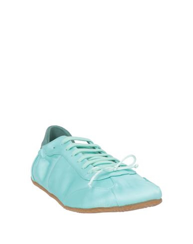 Woman Sneakers Turquoise Size 7 Textile fibers, Leather