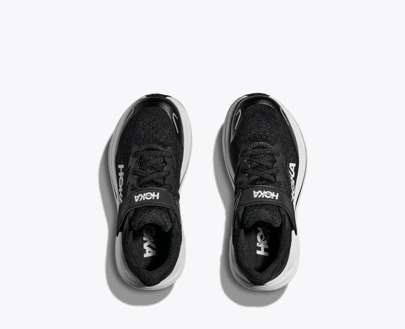 HOKA Clifton 10 Shoes in Black/White