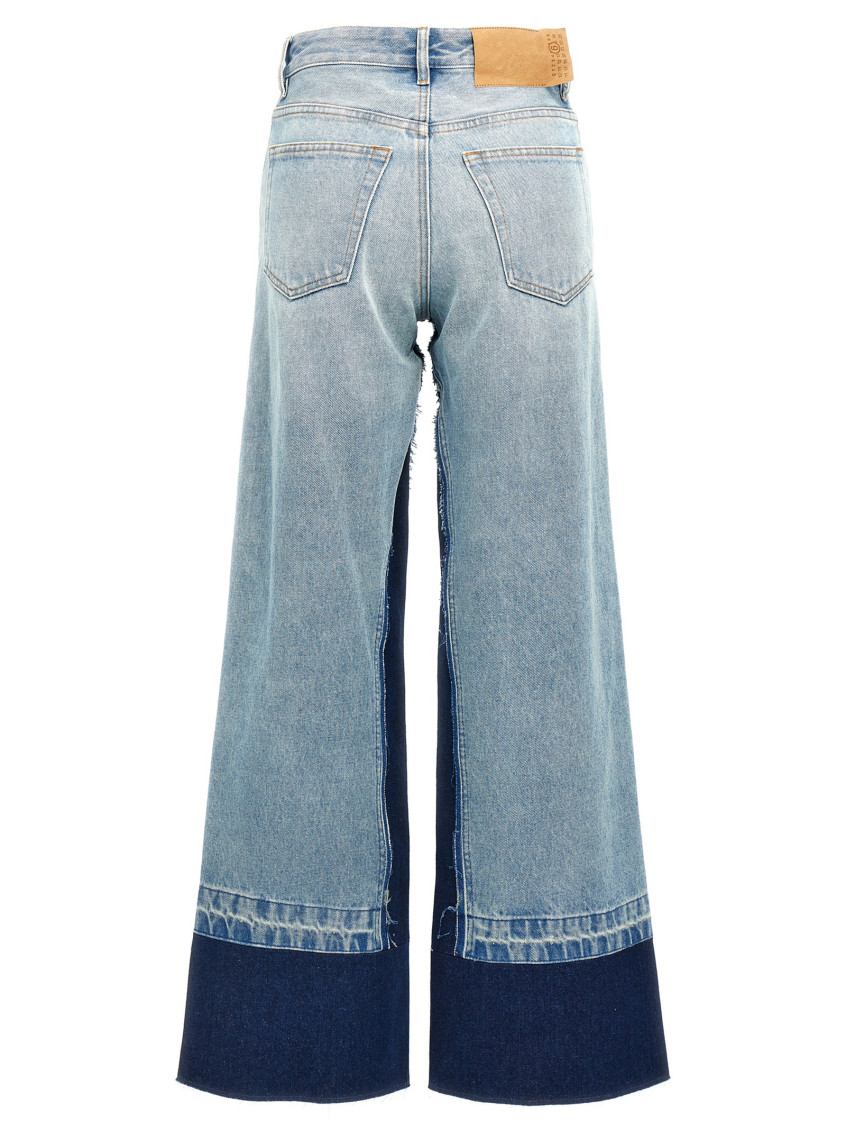Light Blue Contrast insert jeans