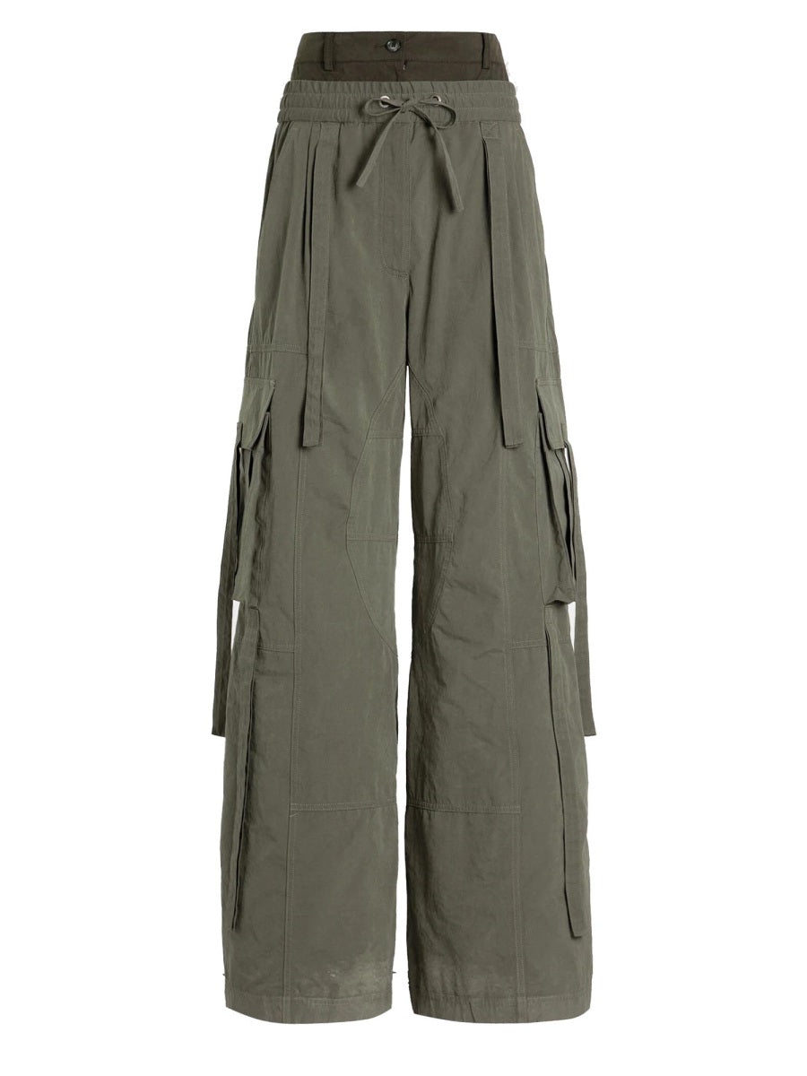 Waxed Faille Trousers