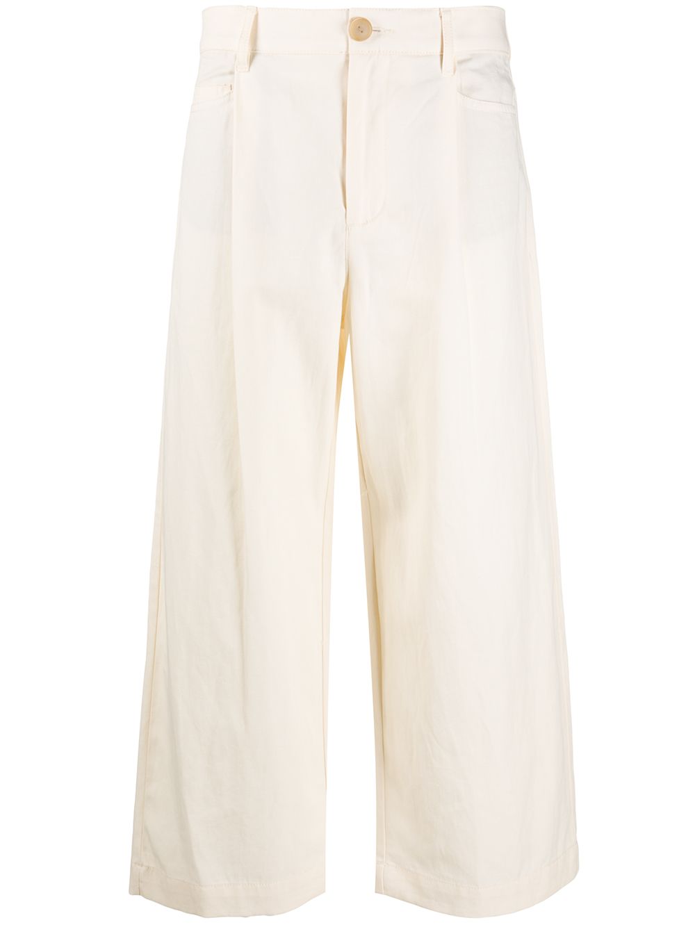 High-waist culottes - Neutrals