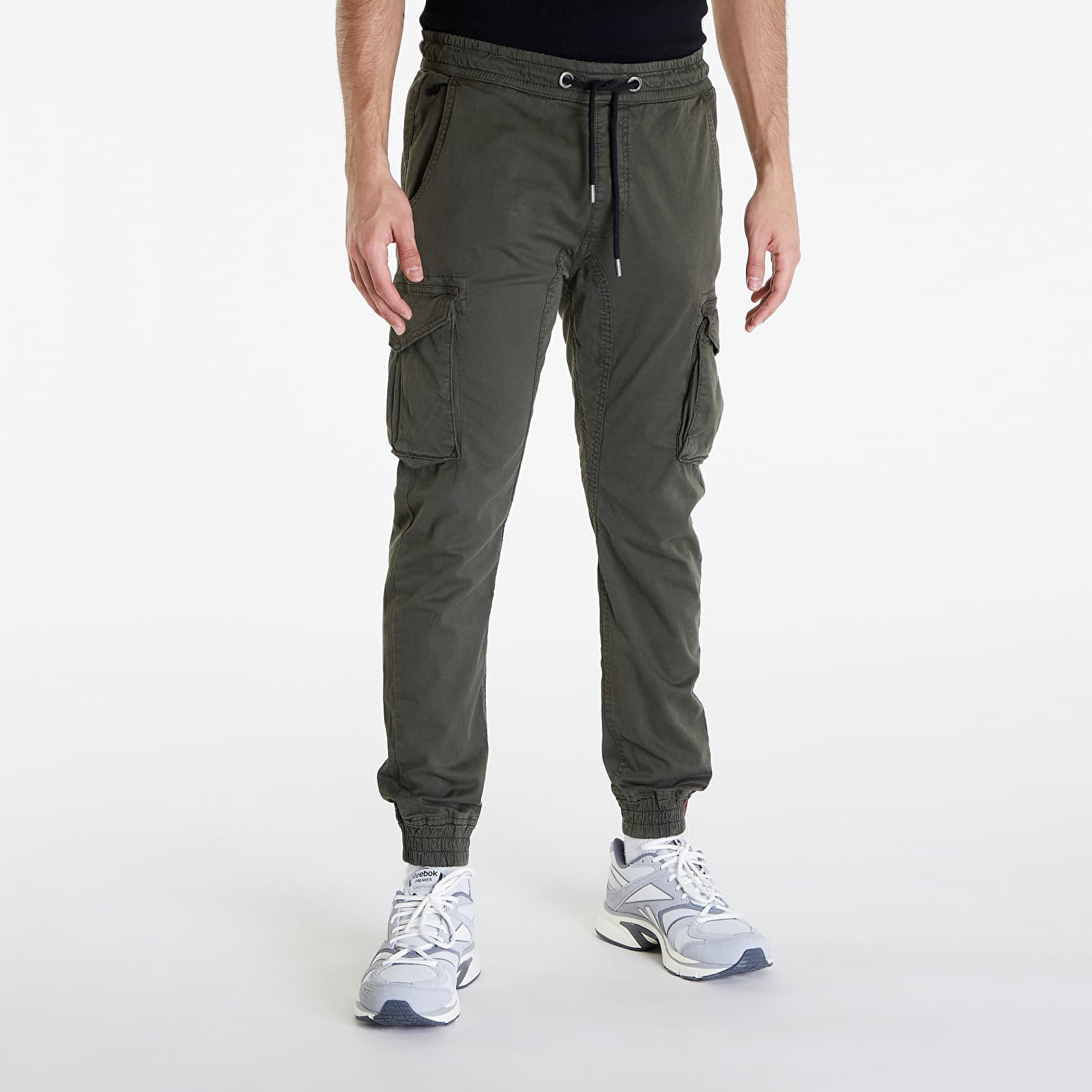Pants Alpha Industries Cotton Twill Jogger Grey/ Black