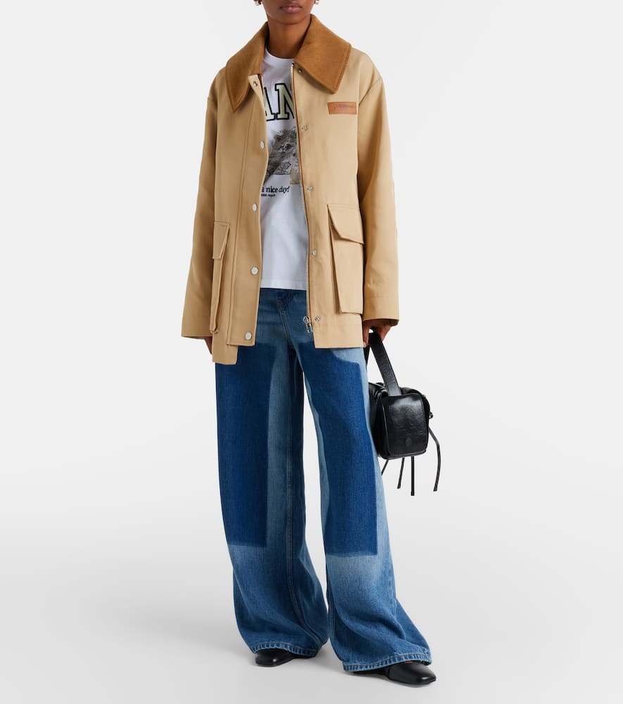 High-rise wide-leg jeans
