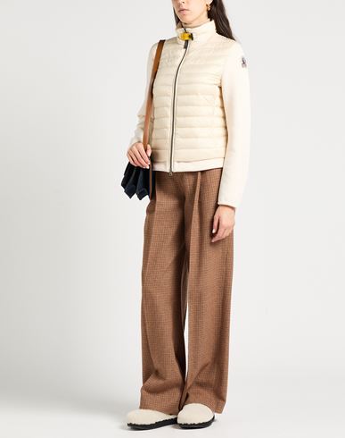 Woman Puffer Cream Size M Polyamide, Polyester, Cotton, Elastane