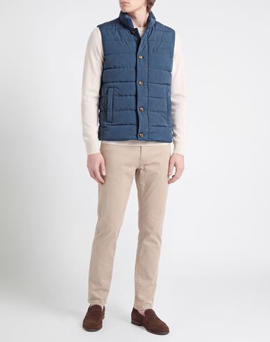 Façonnable Man Vest Navy Size L Polyamide
