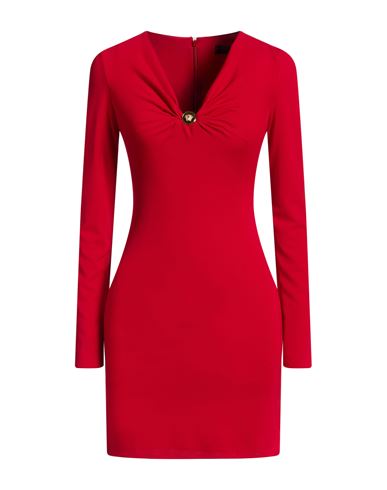 Woman Mini dress Red Size 10 Polyester, Elastane