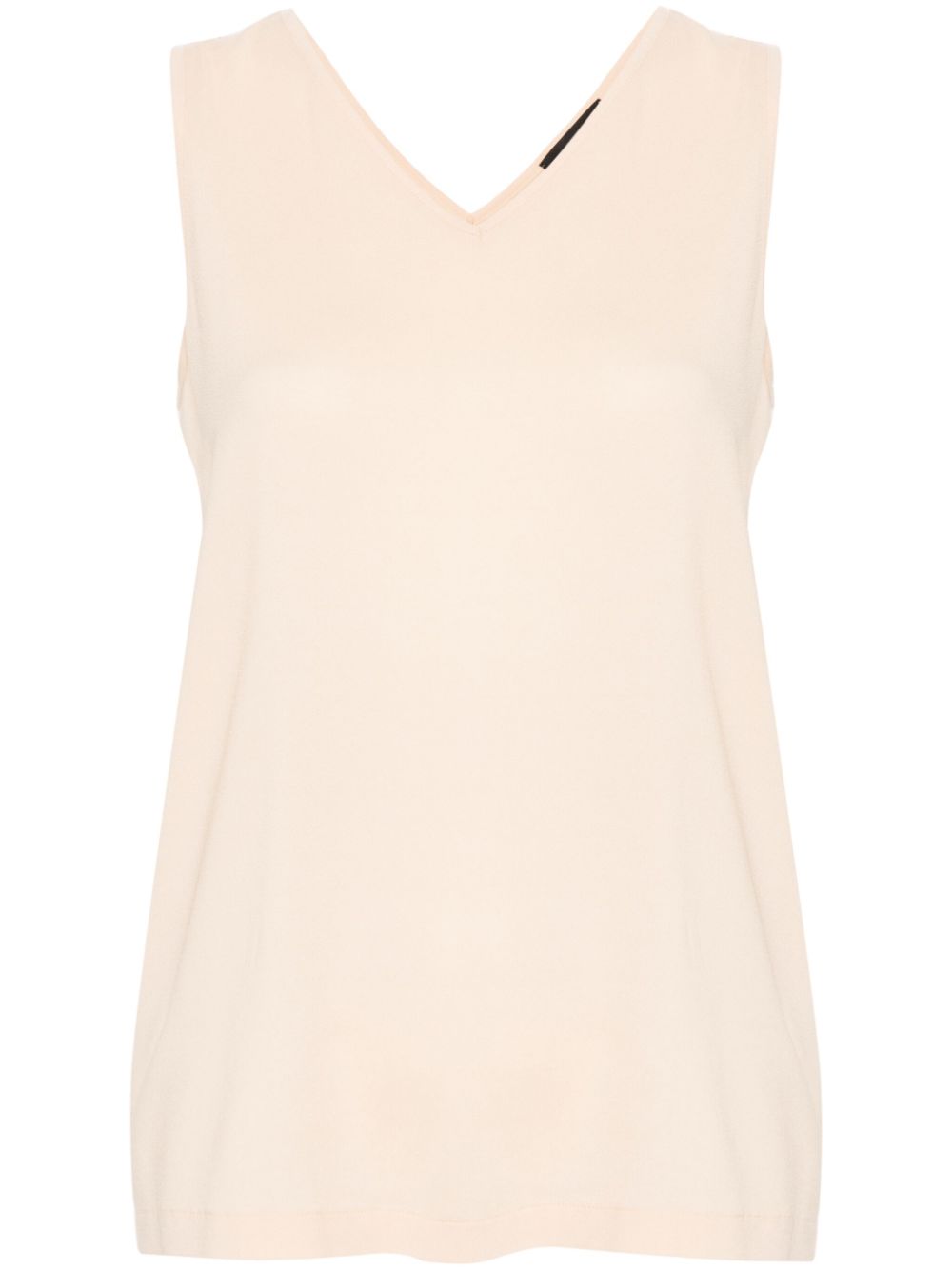 Georgette-crepe top - Neutrals