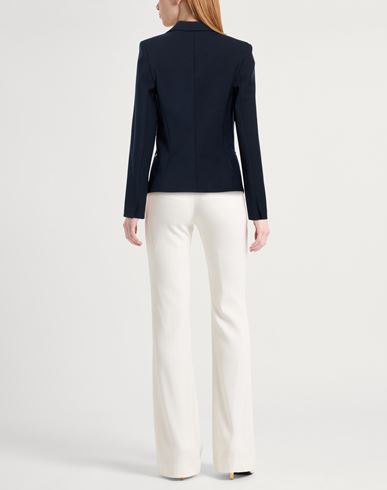 Woman Blazer Midnight blue Size 10 Polyester, Virgin Wool, Elastane