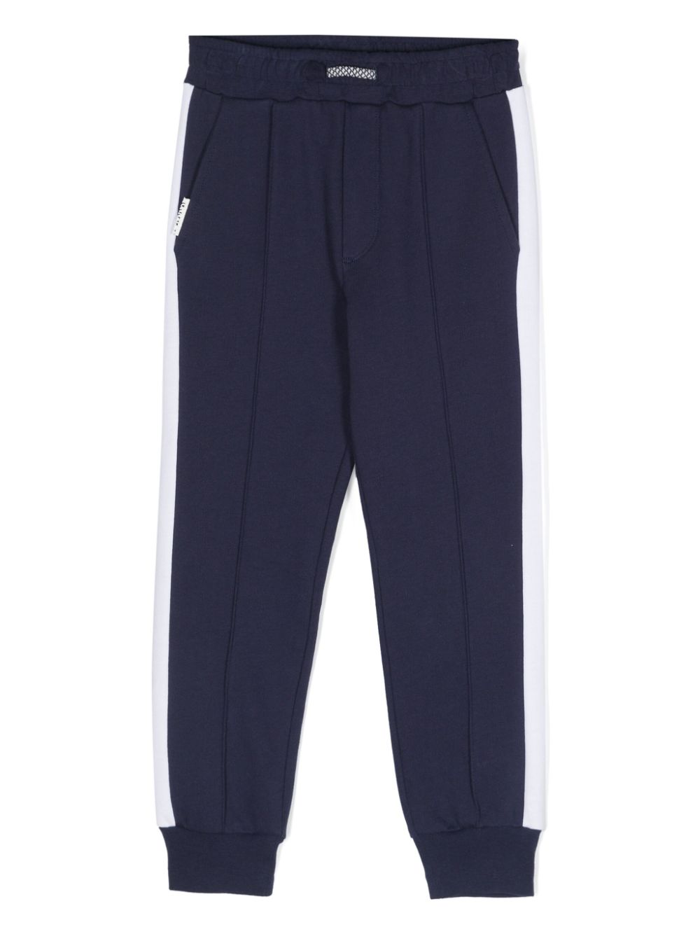 Contrasting-detail joggers - Blue