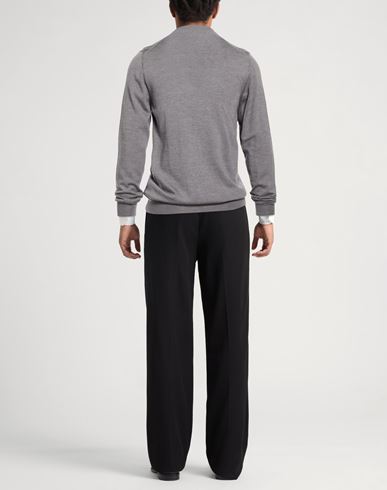 Man Cardigan Grey Size 40 Wool, Polyamide
