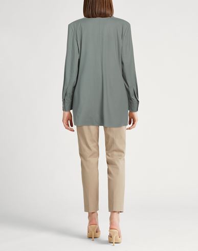 Alysi Crème Woman Blazer Sage green Size 0 Viscose, Polyester, Wool, Elastane