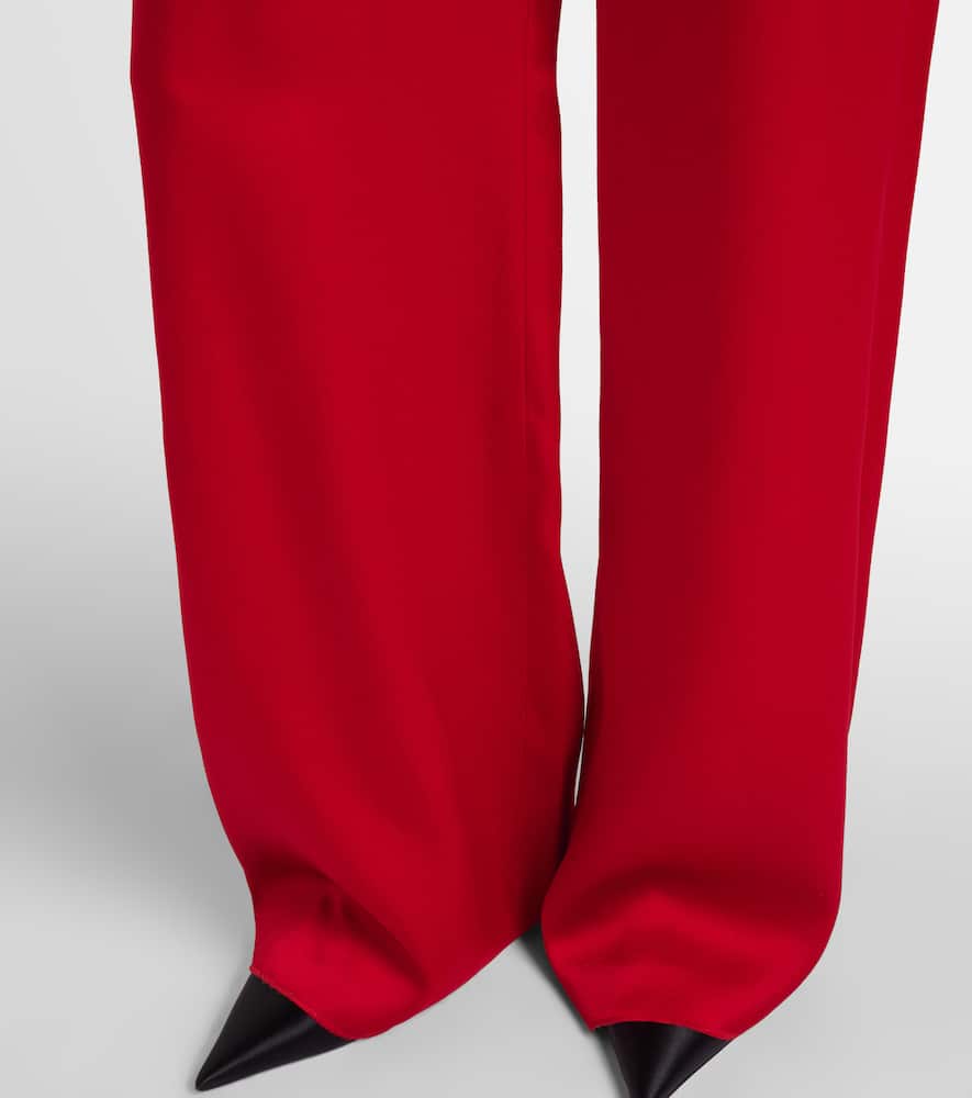 Msecono high-rise wide-leg pants