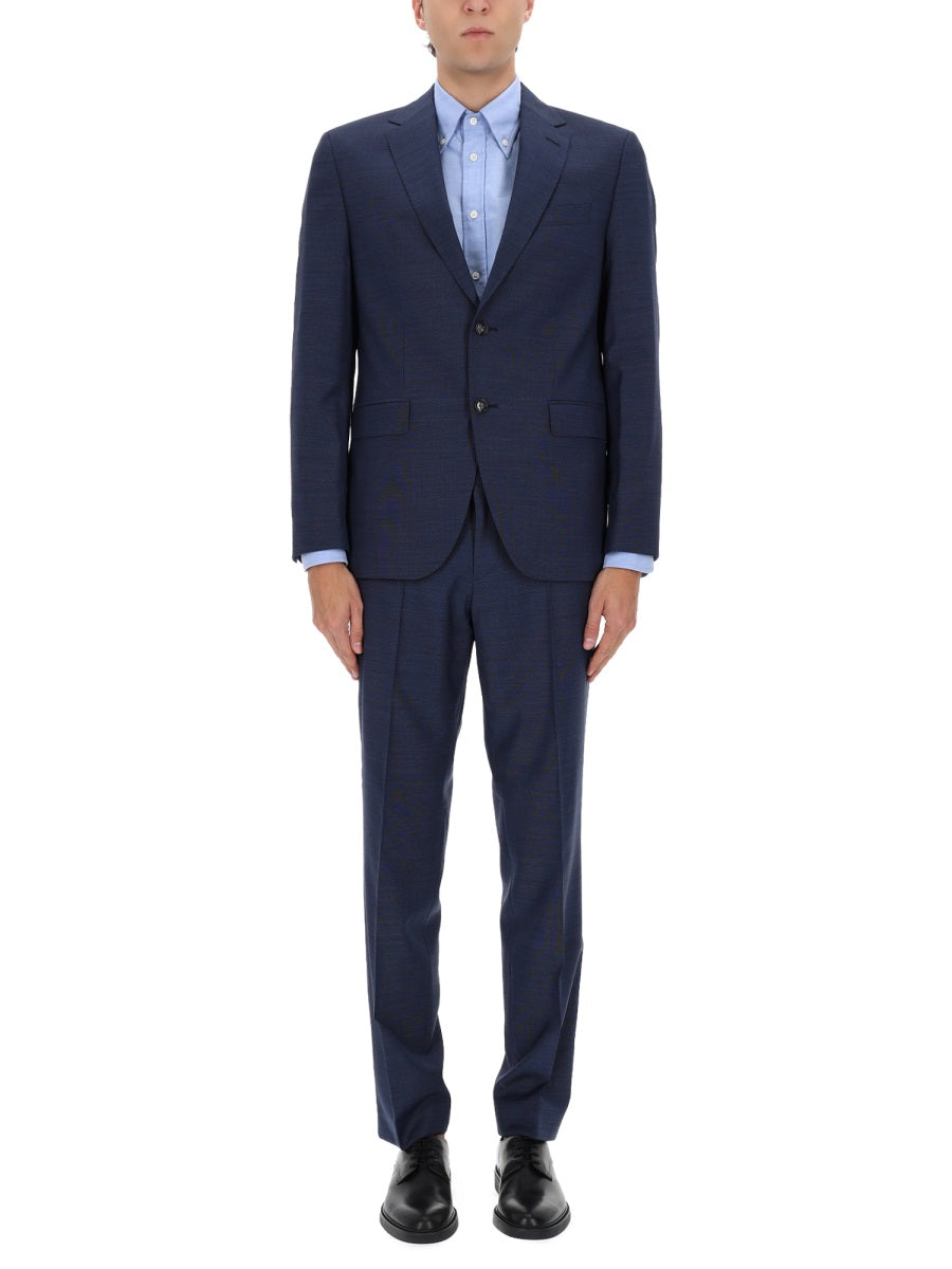 Regular-fit Suit in Micro-patterned Virgin Wool