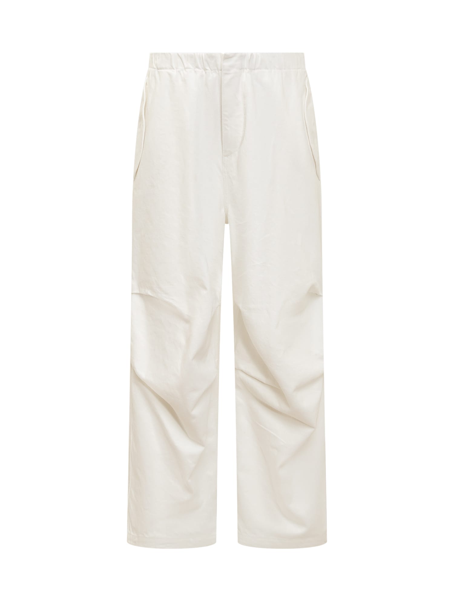 Diagonal Cotton Trousers