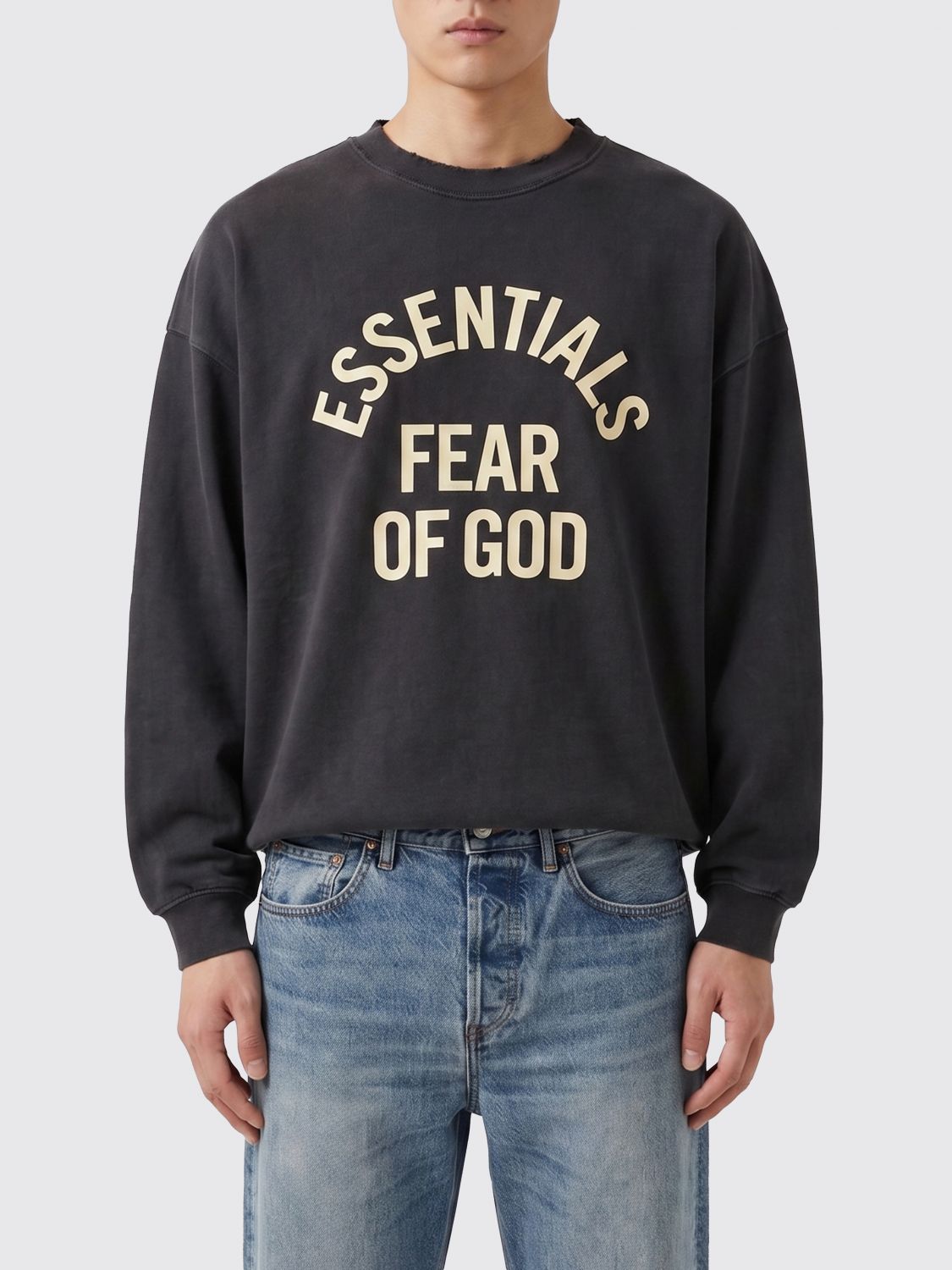 Sweatshirt Men color Black