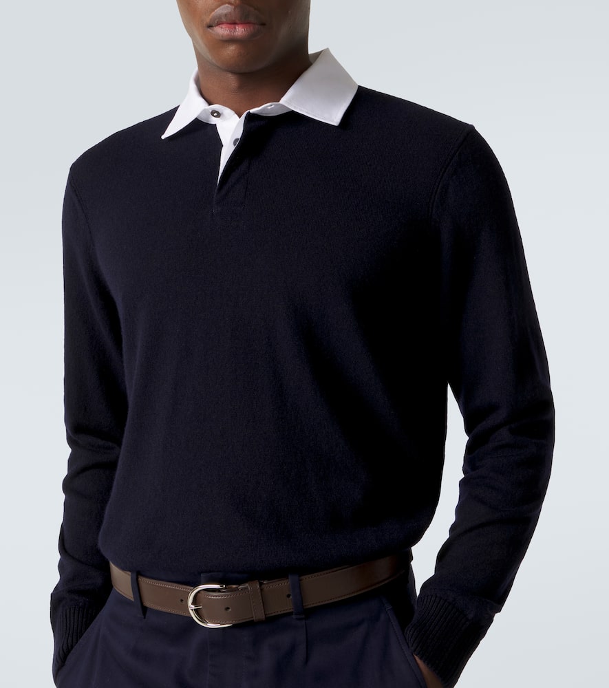 Cashmere and linen sweater